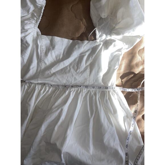 Avec Les Filles Cotton Balloon Sleeve Y2K Babydoll Milkmaid Dress NWT XL - Picture 8 of 10